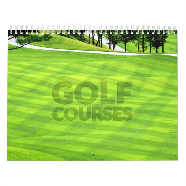 Calendário da Parede dos Curso Golf (Capa)