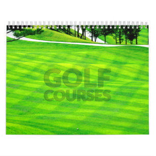 Calendário da Parede dos Curso Golf