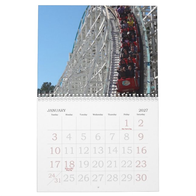 Calendário da porta copos (Jan 2027)