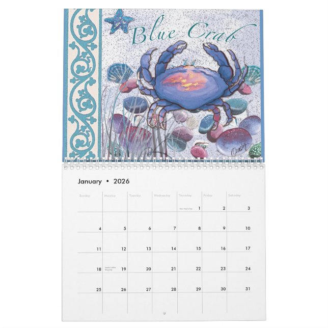 Calendário da praia (Jan 2026)