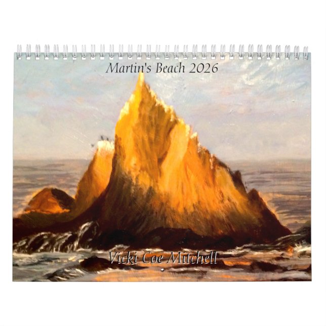 Calendário da Praia Martin's Beach 2026 (Capa)
