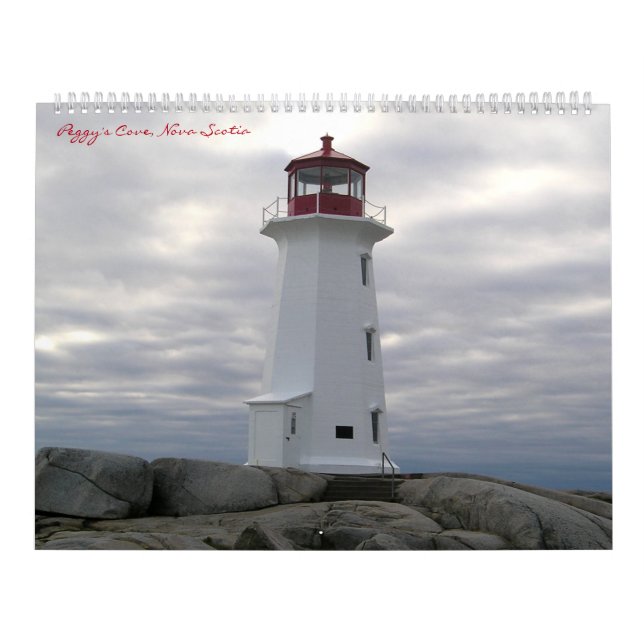 Calendário da rota do farol da angra de Peggy (Capa)