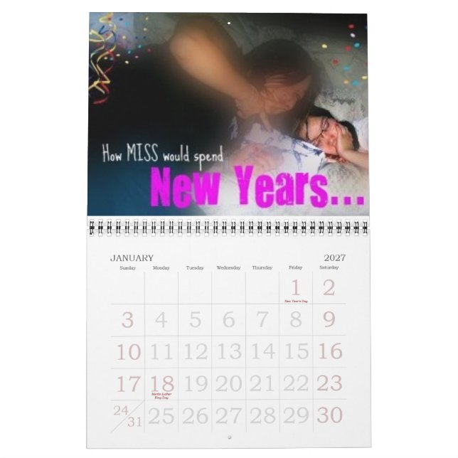 Calendário da SENHORITA 2009 (Jan 2027)