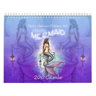 Calendário da Sereia Mística de 2010 por Molly Har