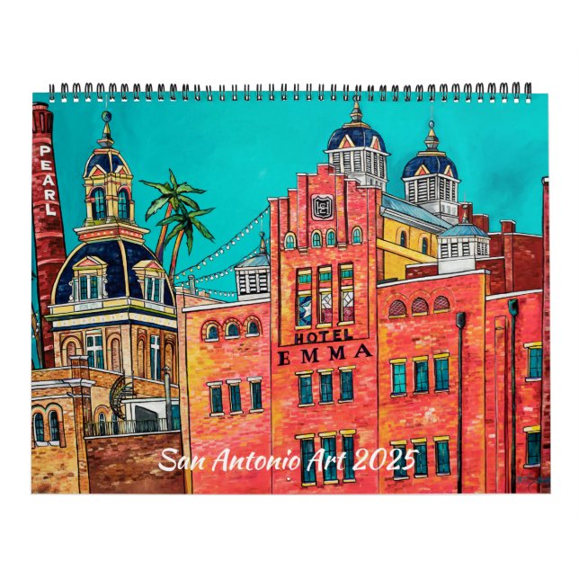 Calendário da Série Artista San Antonio 2025 (Capa)