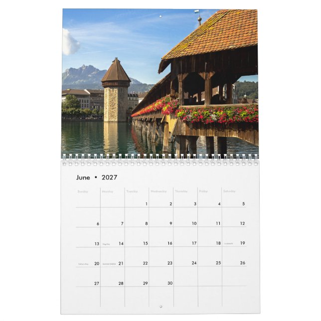 Calendário da suiça 2026 | Zazzle Brasil