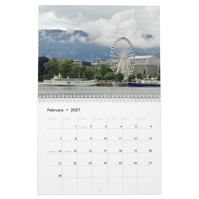 Calendário da suiça 2026 | Zazzle Brasil