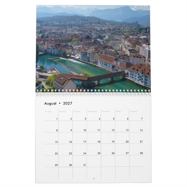 Calendário da suiça 2026 | Zazzle Brasil