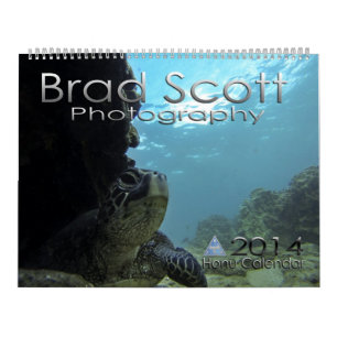 Calendário da Tartaruga do Mar por Brad Scott Fot