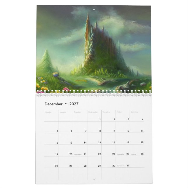 Calendário da Terra Fantasy (Dez 2027)
