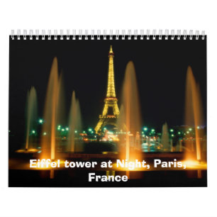 Calendário da torre Eiffel