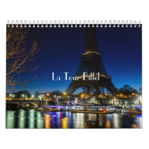 Calendário da torre Eiffel