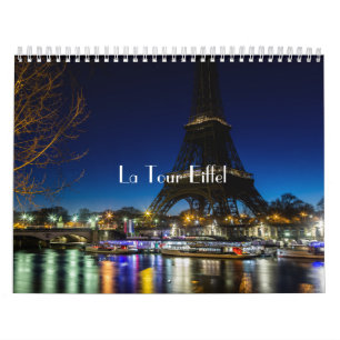 Calendário da torre Eiffel