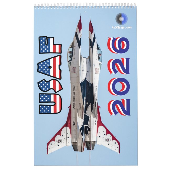 Calendário da USAF 2026 (Capa)