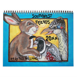 Calendário da Vida Selvagem de Animais do Sudoeste