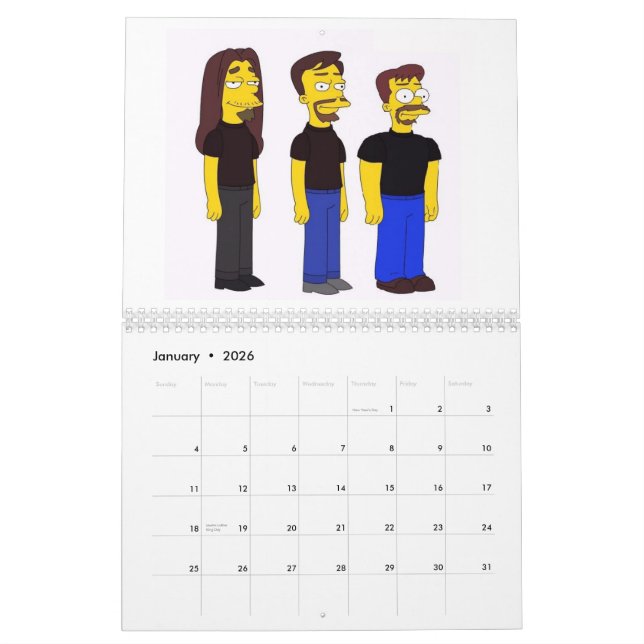 Calendário da vingança de 2008 doces (Jan 2026)