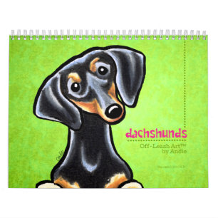 Calendário Dachshills Off-Leash Art™ Vol 1