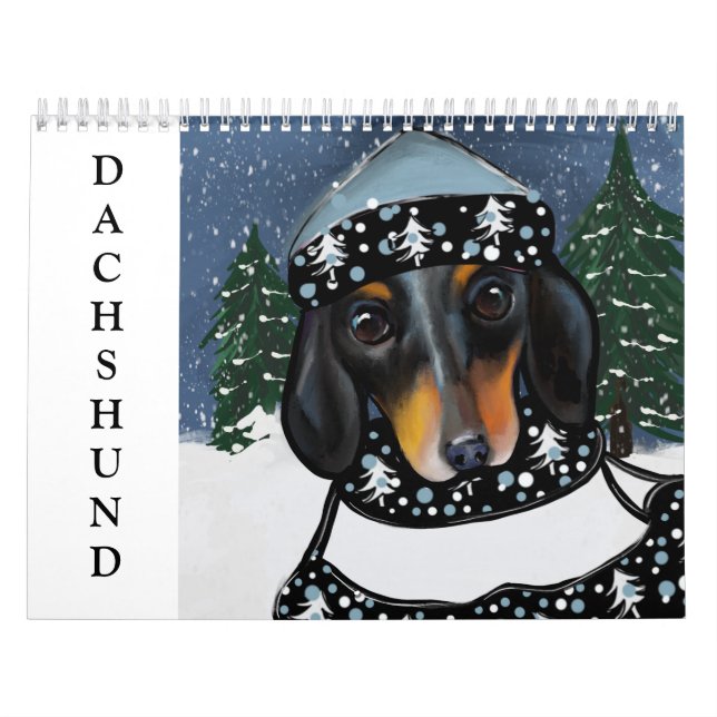 Calendário Dachshund (Capa)
