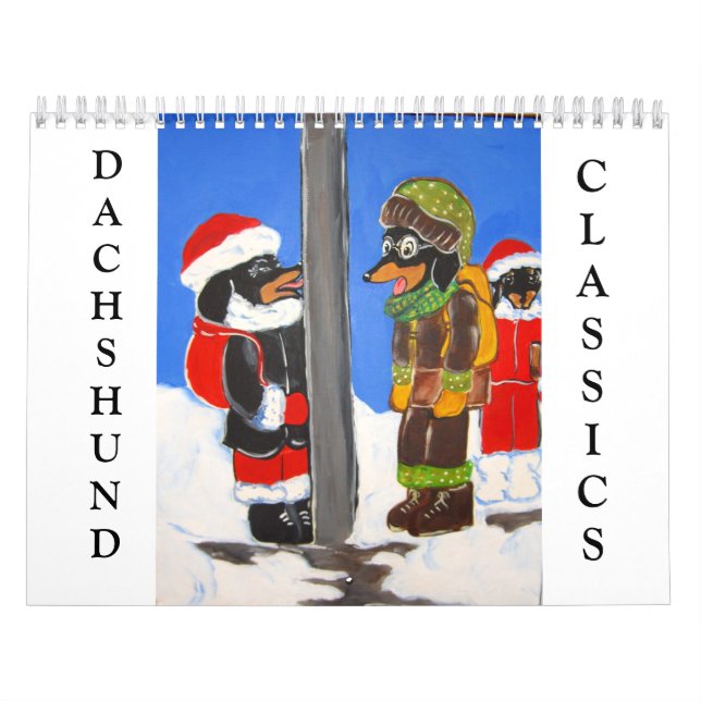 Calendário Dachshund (Capa)