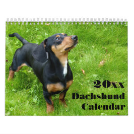 Calendário Dachshund 2026 Com Suas Fotos
