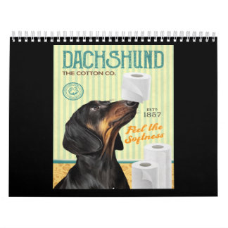 Calendário Dachshund Dog