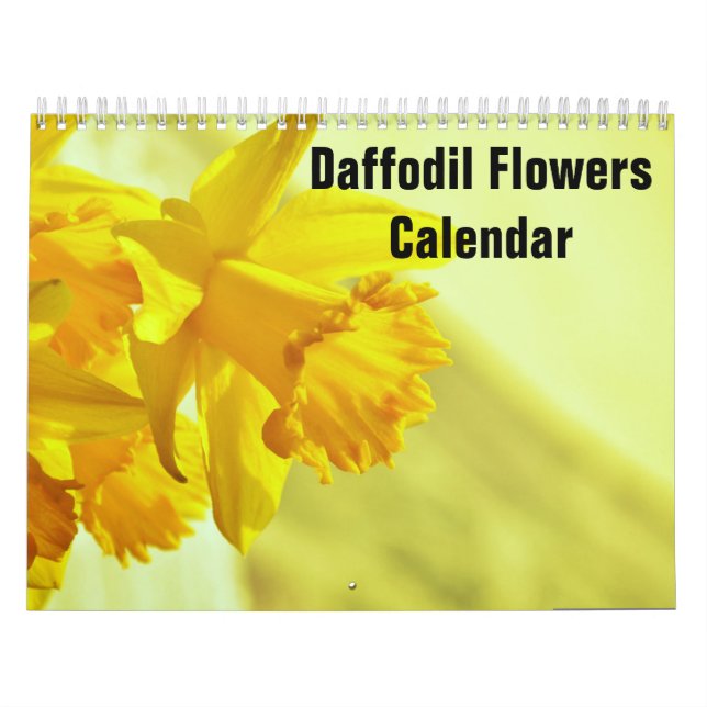 Calendário Daffodil Flowers 2023 Calendar (Capa)