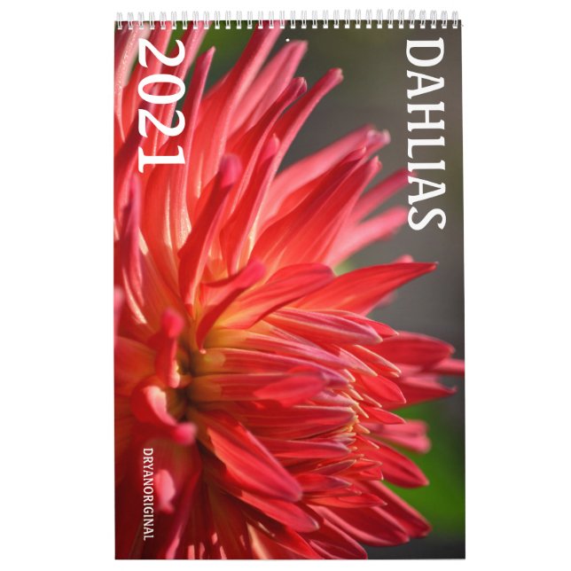 CALENDÁRIO DAHLIA 2021 - CALENDÁRIO DRYANORIGINAL (Capa)