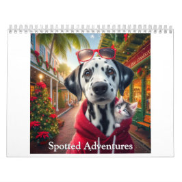 Calendário Dalmatian Spotted Adventures