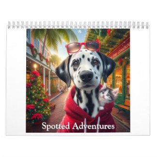 Calendário Dalmatian Spotted Adventures