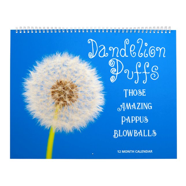 Calendário Dandelion Puffs: Aquelas Bolas De Pappus Incríveis (Capa)