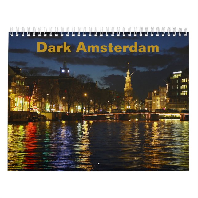 Calendário Dark Amsterdam (Capa)