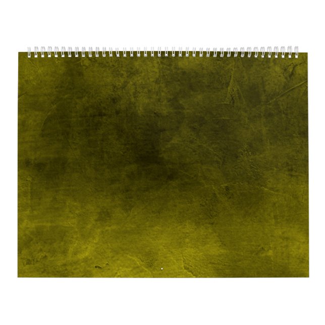 Calendário Dark Grunge - Yellow (Capa)