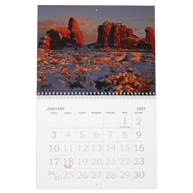 Calendário das artes de WanderLin (Jan 2027)