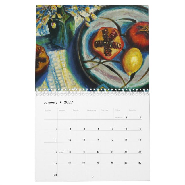 Calendário das belas artes (Jan 2027)