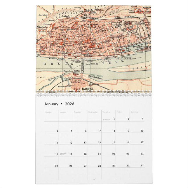 Calendário das Cidades da Alemanha (Jan 2026)