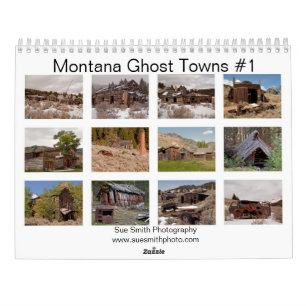 Calendário das Cidades Fantasmas de Montana nº 1