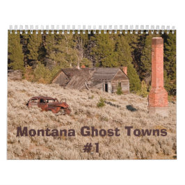 Calendário das Cidades Fantasmas de Montana nº 1