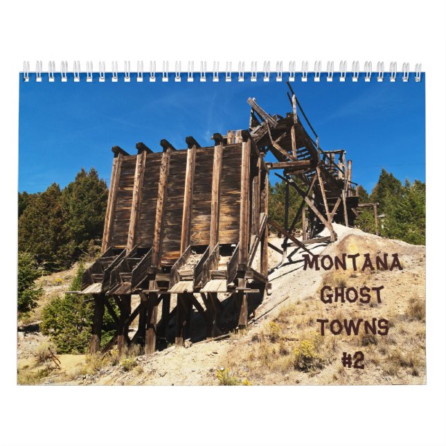 Calendário das Cidades Fantasmas de Montana nº 2 (Capa)