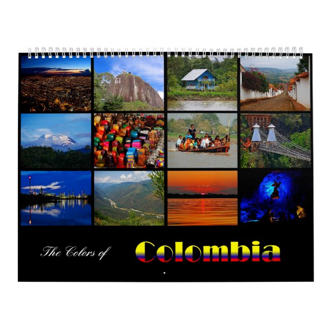 Calendário das Cores da Colômbia 2015 (Capa)