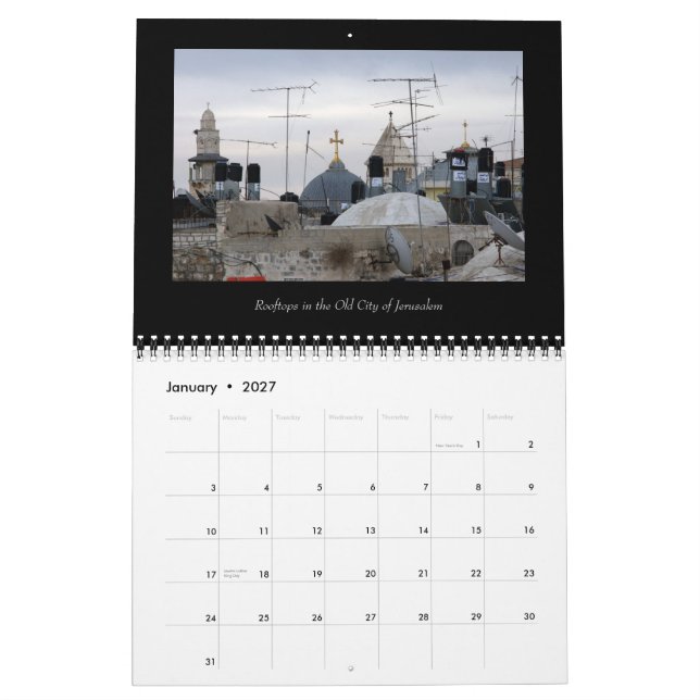 Calendário das cruzes em todo o mundo (Jan 2027)