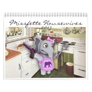 Calendário das donas de casa 2013 de Missfette