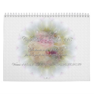 Calendário das escrituras do ~ do salmo 118