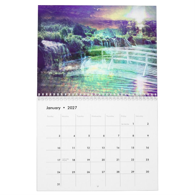 Calendário das expressões 2015 de Eden (Jan 2027)
