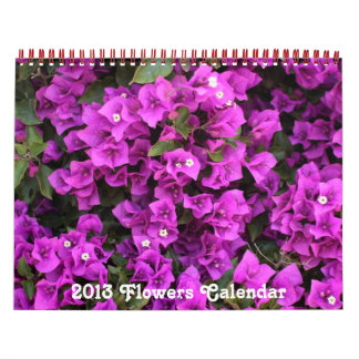 Calendário das Flores 2013