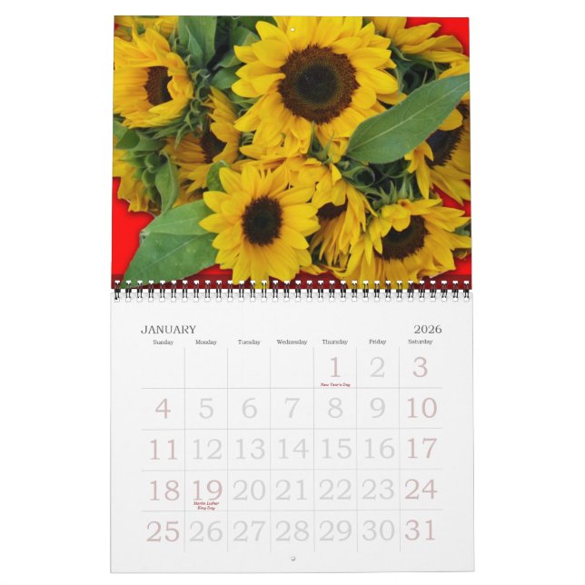 Calendário das Flores de 2011, (Jan 2026)