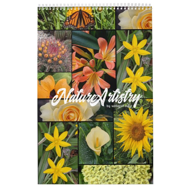 Calendário das Flores Vol 2 Natureza Artista Flora (Capa)
