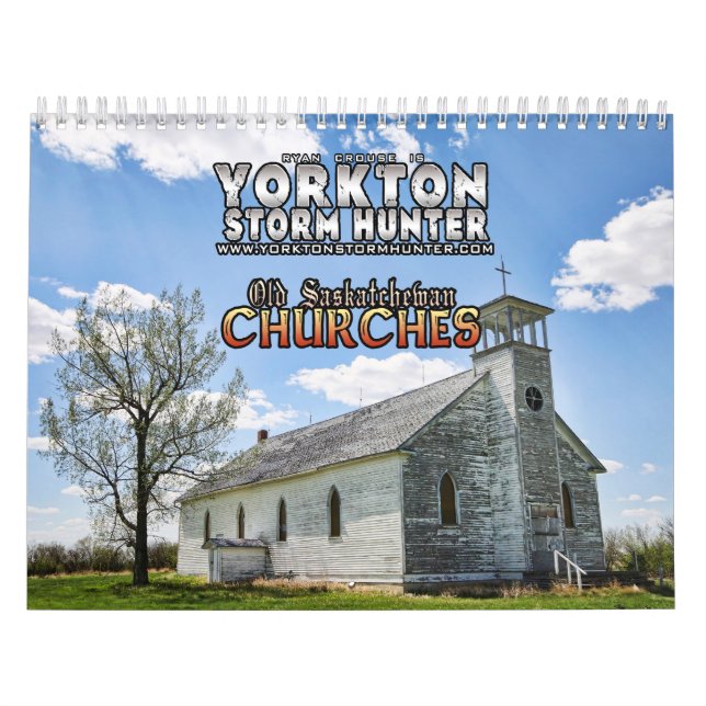 Calendário das Igrejas Saskatchewan Antigo (Capa)