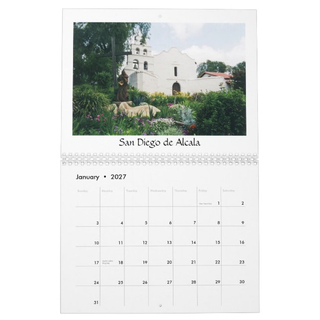 Calendário das missões de Califórnia (Jan 2027)
