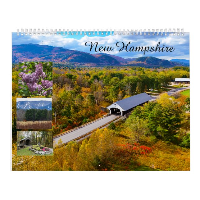 Calendário das montanhas de New Hampshire e região (Capa)