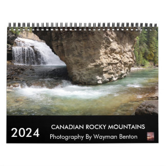 Calendário das Montanhas Rochosas Canadenses 2024
